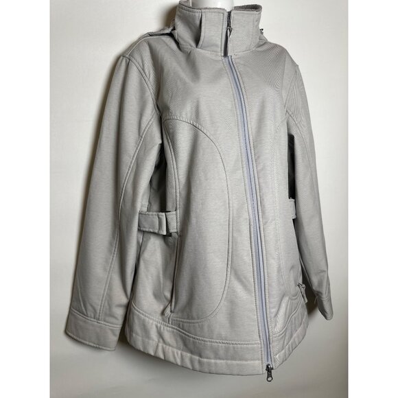 Free Country Faux Fur Lined Jacket Women's, Size Large Gray Faux Fur lining - Picture 7 of 12